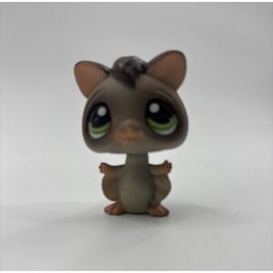 Littlest Pet Shop #214 Sugar Glider Brown Green Eyes